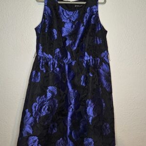 Lane Bryant Black and Blue Dress